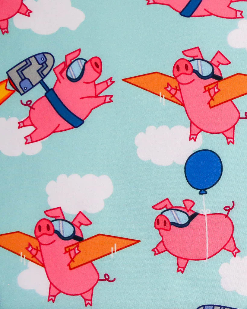 Boys' Flying Pigs Running Shorts - Image 12
