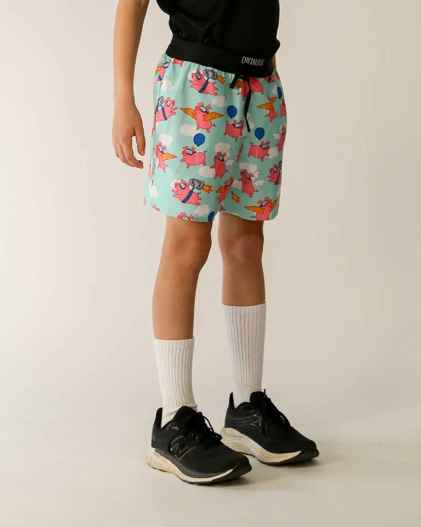 Boys' Flying Pigs Running Shorts - Image 3
