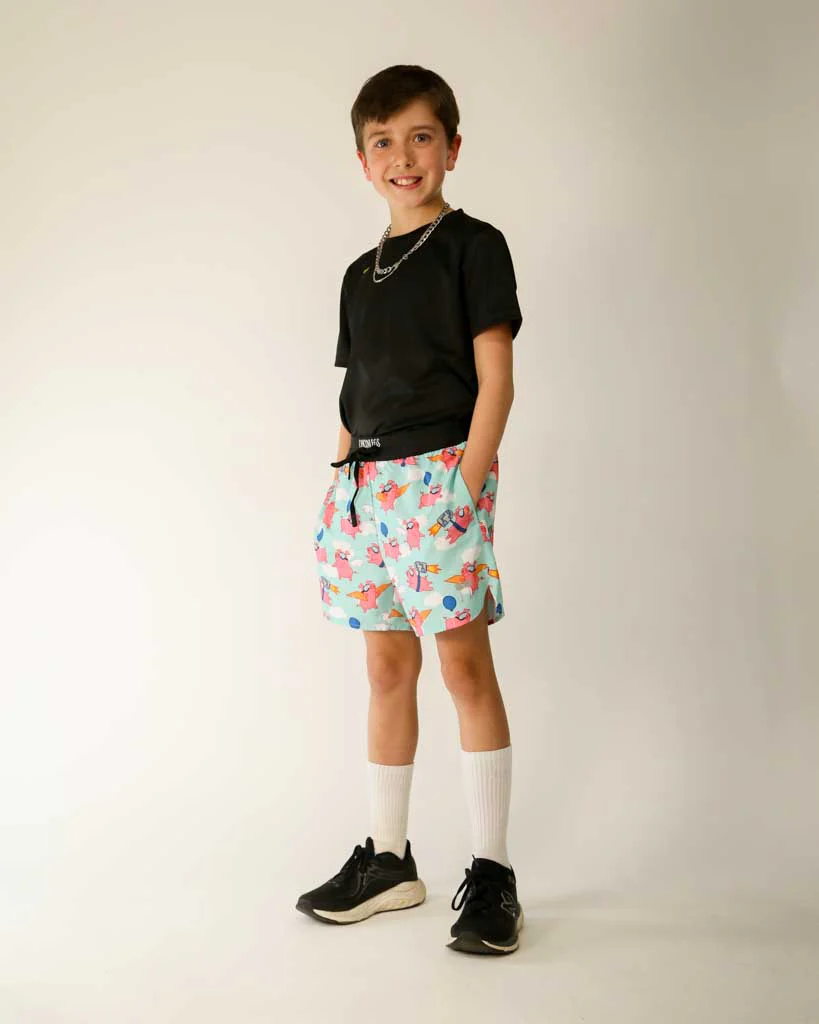 Boys' Flying Pigs Running Shorts - Image 8