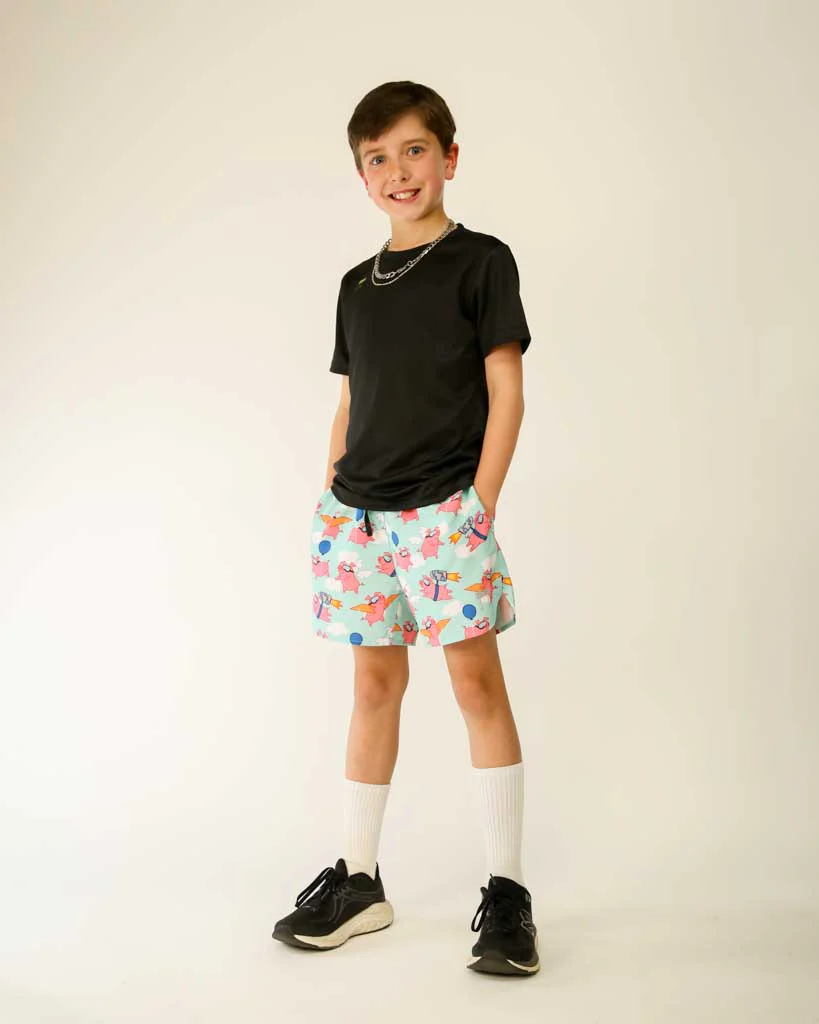 Boys' Flying Pigs Running Shorts - Image 9