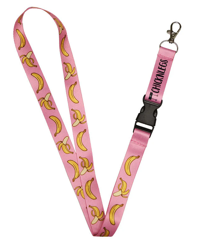 Lanyard - Pink Bananas