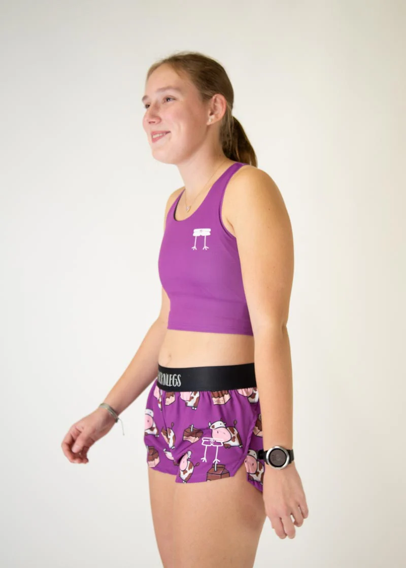 Deep Purple PWR Crop Top - Image 3