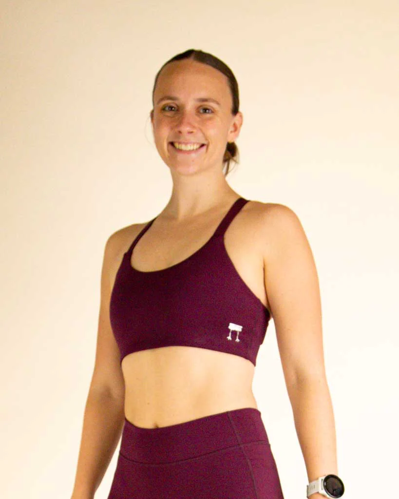 FLY Y-Back Sports Bra – Plum - Image 3