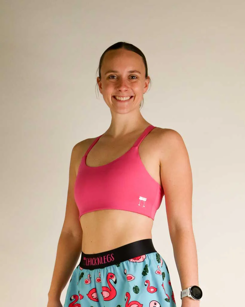 FLY Y-Back Sports Bra – Raspberry - Image 3