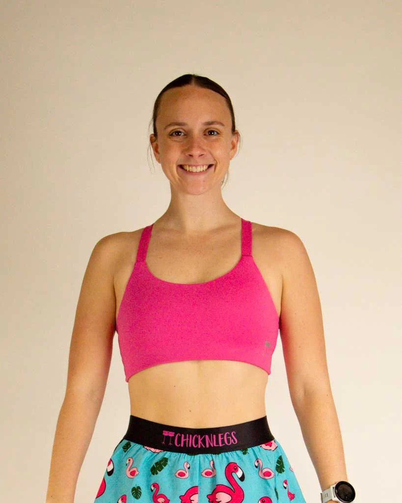FLY Y-Back Sports Bra – Raspberry - Image 5