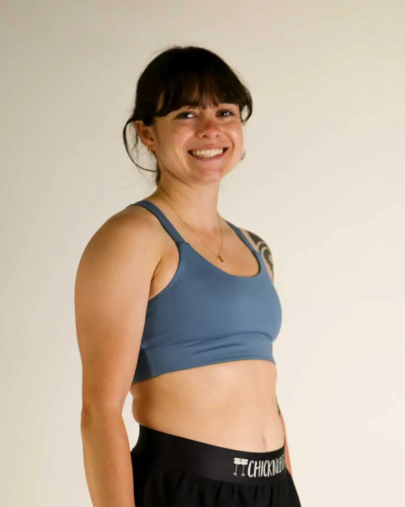 FLY Y-Back Sports Bra – Slate Blue - Image 3