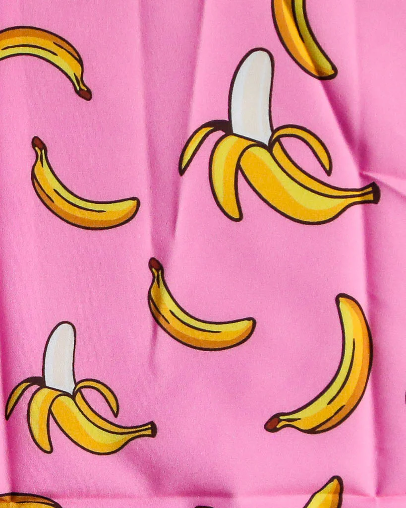 Girls' Pink Bananas Running Shorts - Image 8
