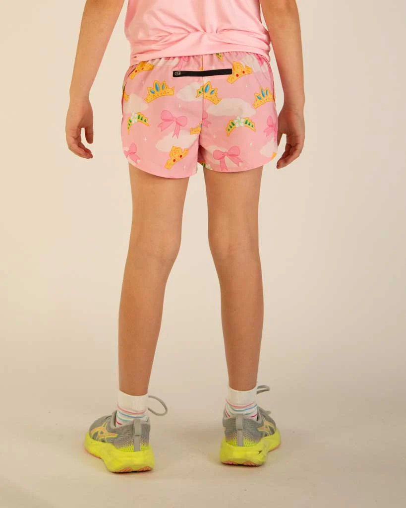 Girls' Princess Tiara Running Shorts - Image 4