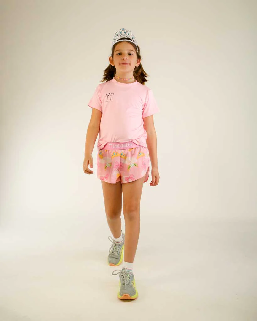 Girls' Princess Tiara Running Shorts - Image 5