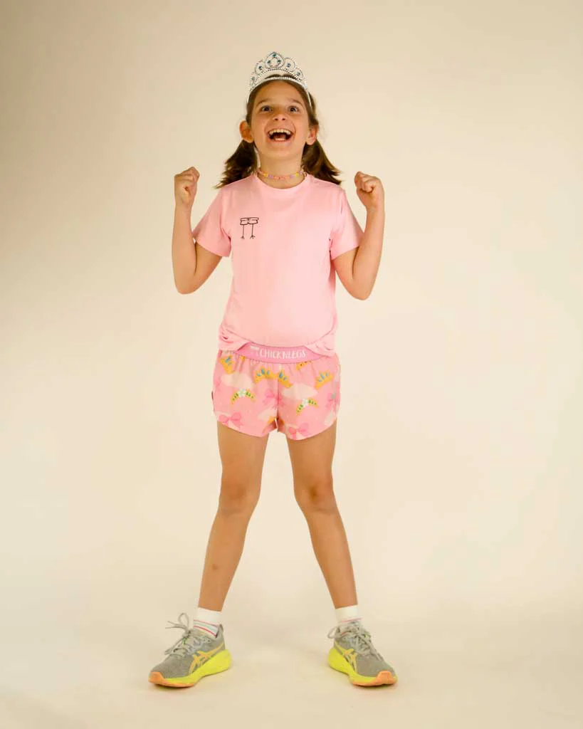 Girls' Princess Tiara Running Shorts - Image 6