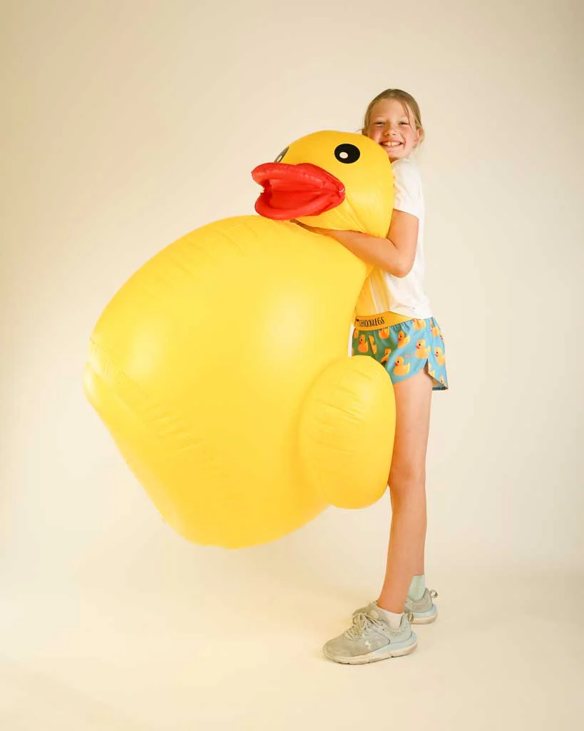 Girls' Rubber Ducky Running Shorts - Image 5