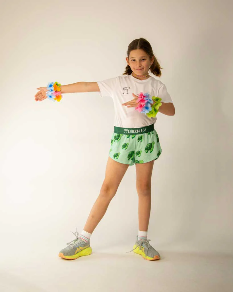 Girls' Sea Turtles Running Shorts - Image 5
