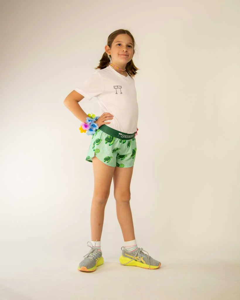 Girls' Sea Turtles Running Shorts - Image 6