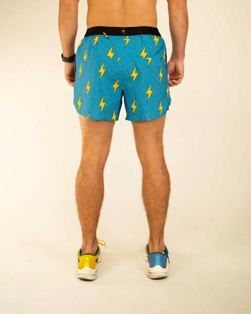 Men's Blue Bolts 5" DS Running Shorts - Image 6