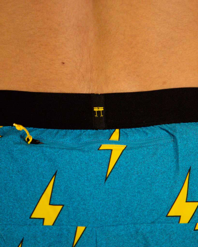 Men's Blue Bolts 5" DS Running Shorts - Image 7