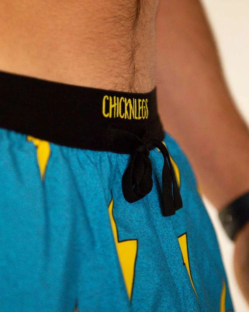 Men's Blue Bolts 5" DS Running Shorts - Image 8