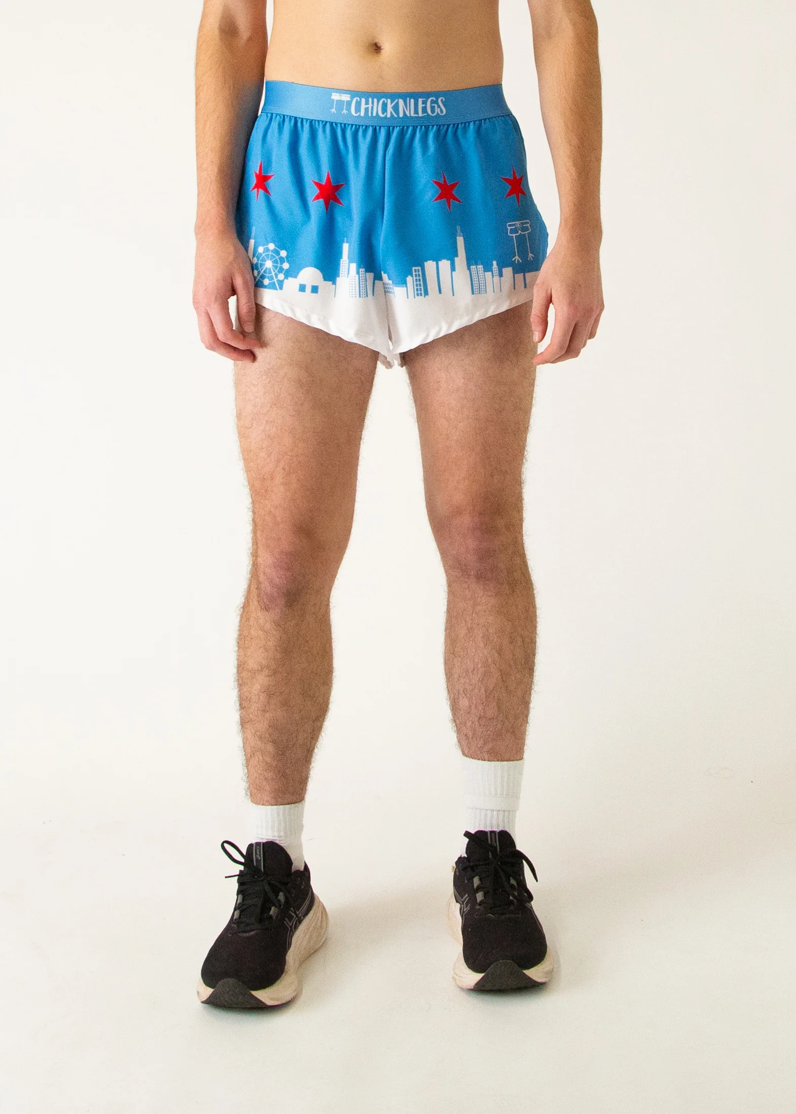 Men's Chicago Skyline 2" Split Shorts - Image 2
