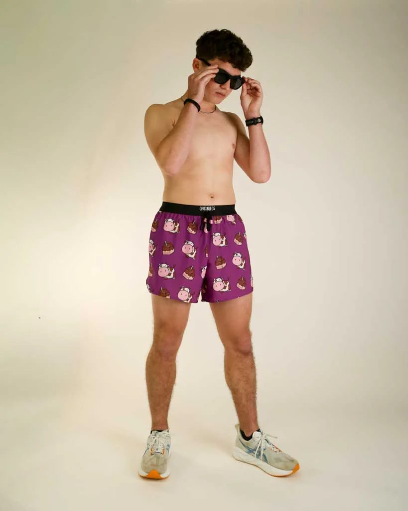Men's Choccy Cows 5" DS Running Shorts - Image 8