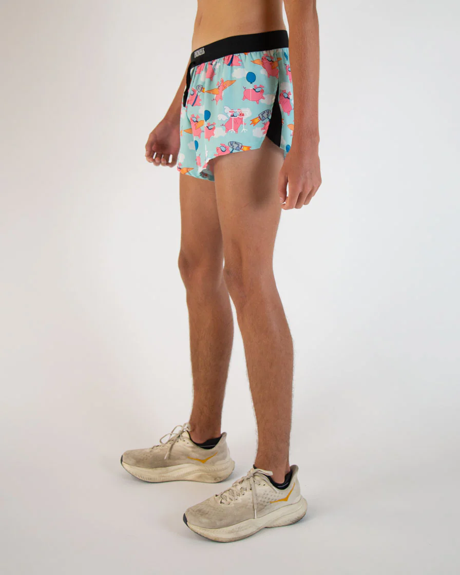 Men's Flying Pigs 2" DS Split Shorts - Image 4