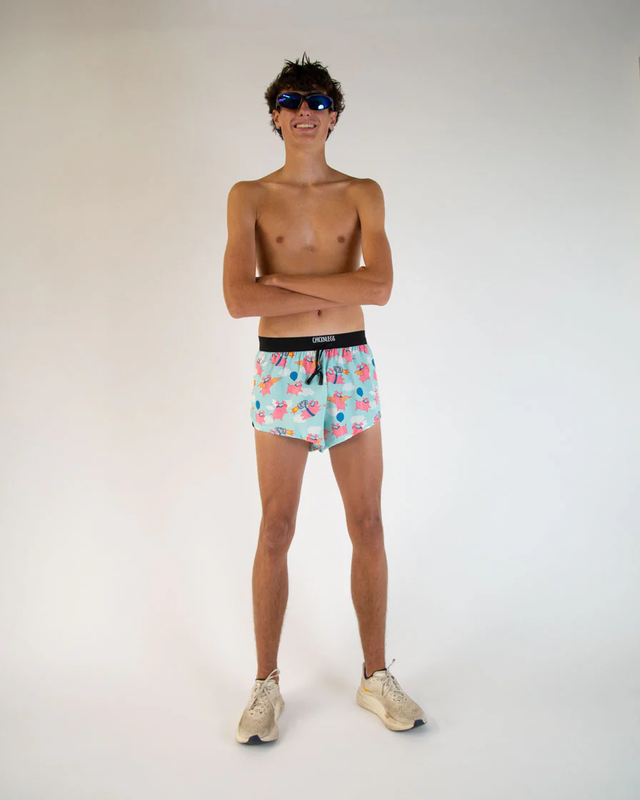 Men's Flying Pigs 2" DS Split Shorts - Image 6