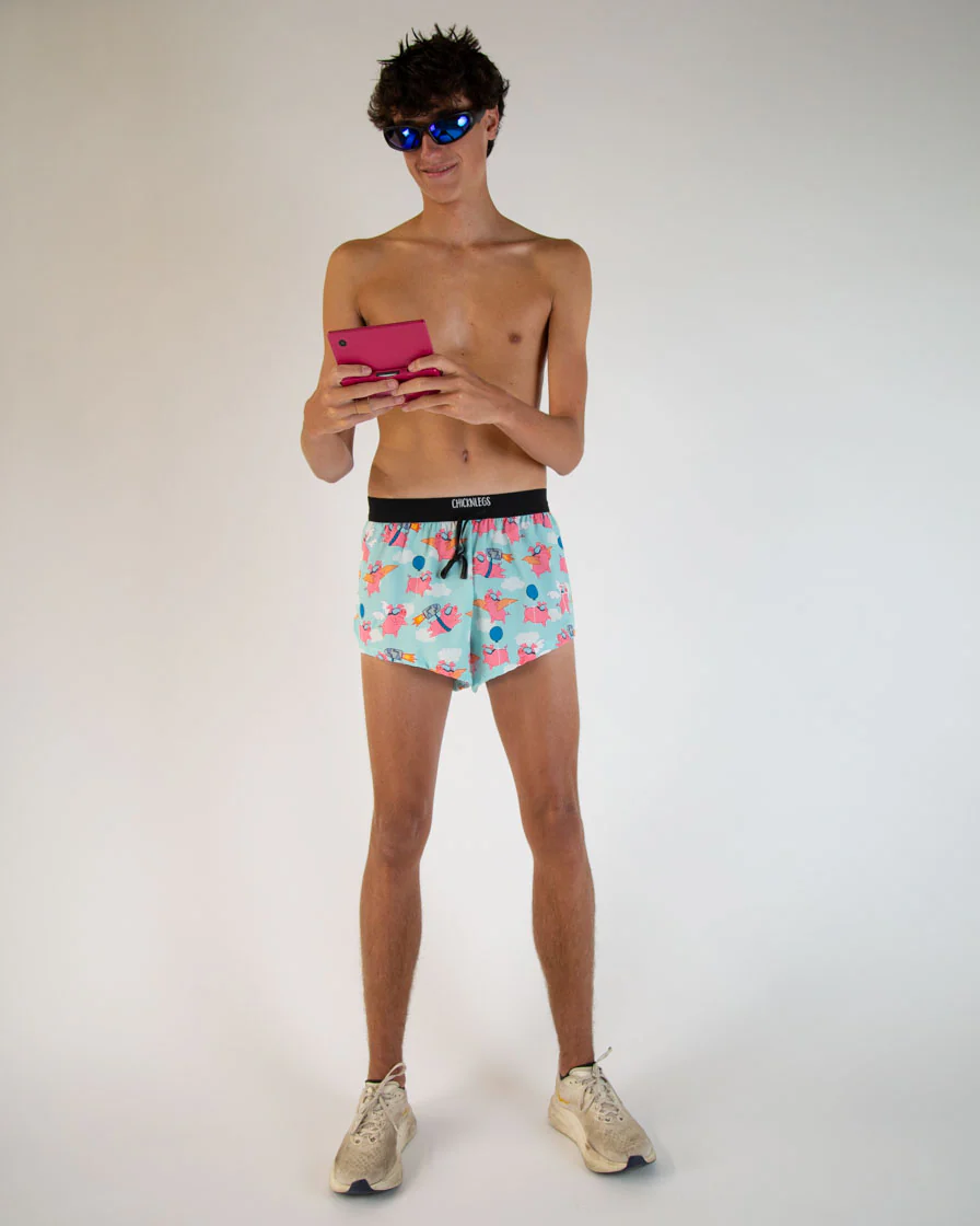 Men's Flying Pigs 2" DS Split Shorts - Image 7