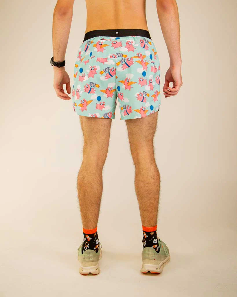Men's Flying Pigs 5" DS Running Shorts - Image 5