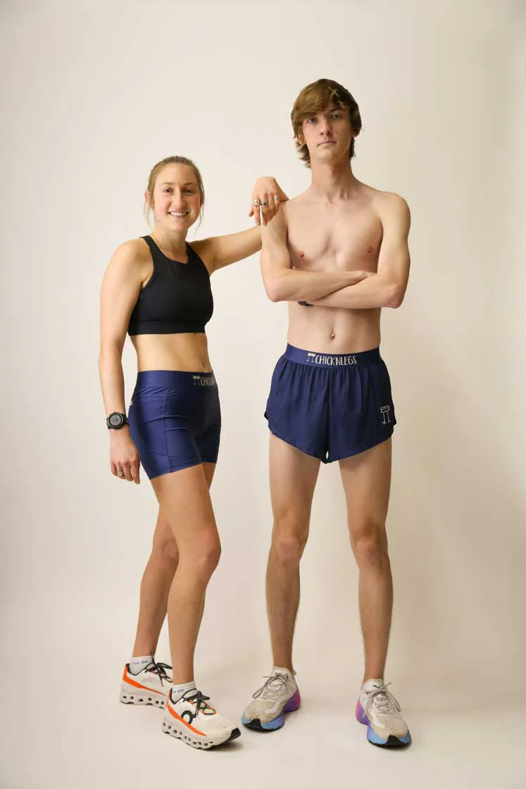 Men's Navy Blue 2" Split Shorts - Image 6
