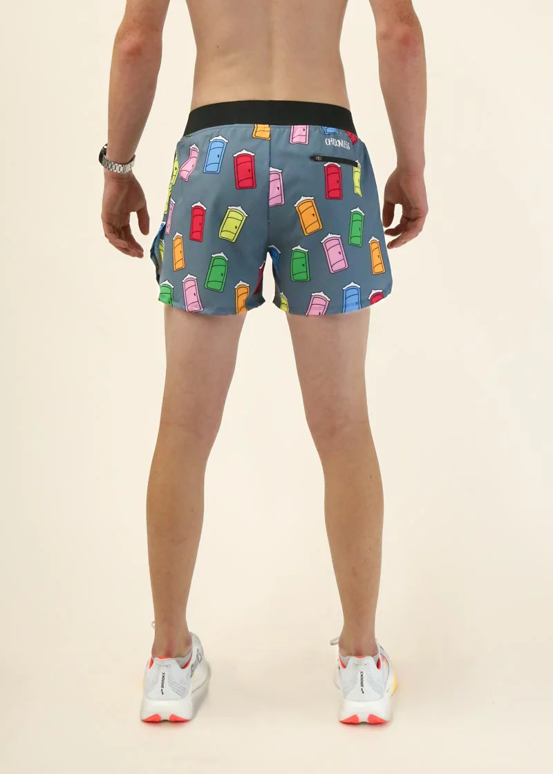 Men's Porta Potty 4" Half Split Shorts - Image 4