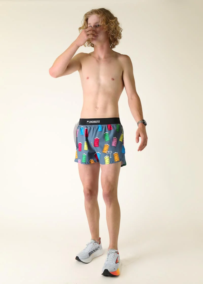 Men's Porta Potty 4" Half Split Shorts - Image 5