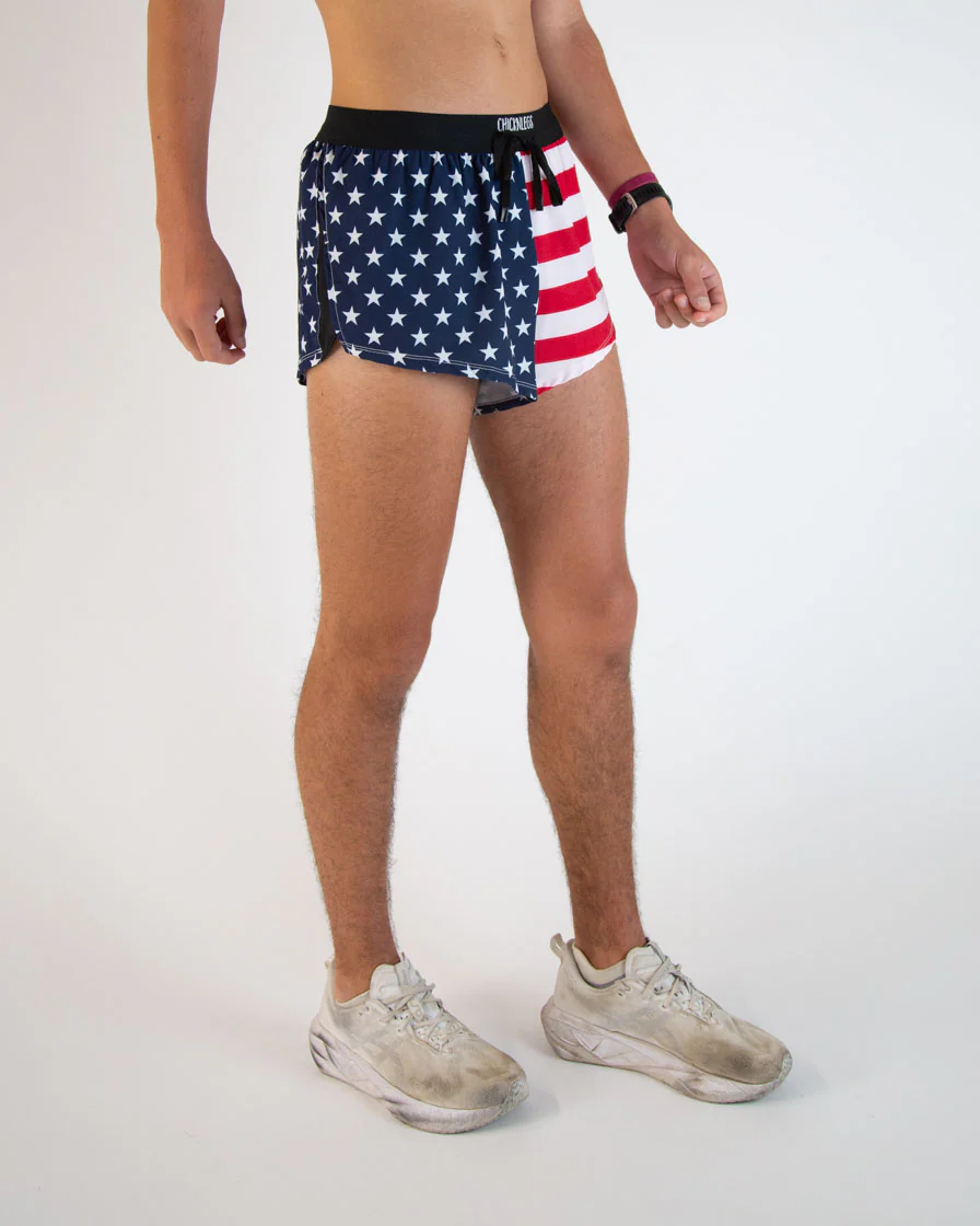 Men's USA 2" DS Split Shorts - Image 3