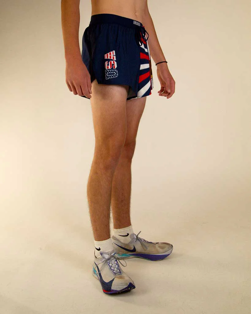 Men's USA Eagle 2" DS Split Shorts - Image 4