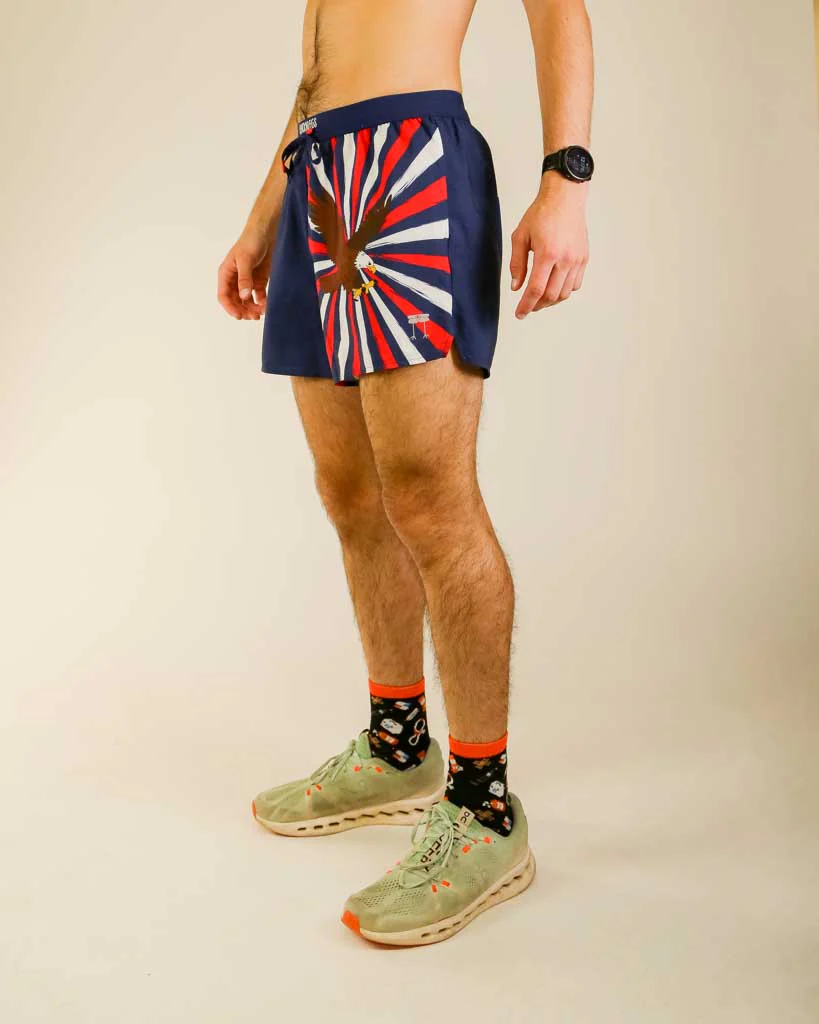 Men's USA Eagle 5" DS Running Shorts - Image 2