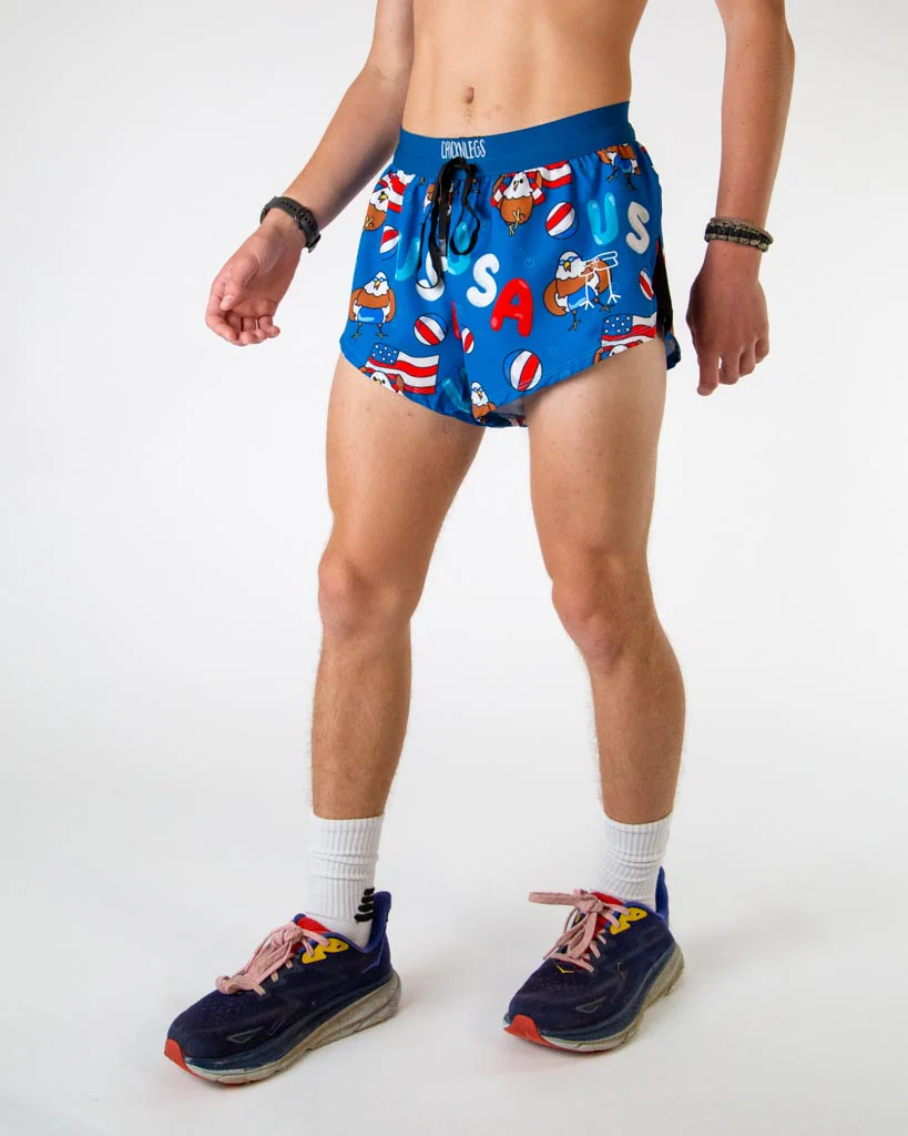 Men's USA Pool Party 2" DS Split Shorts - Image 3