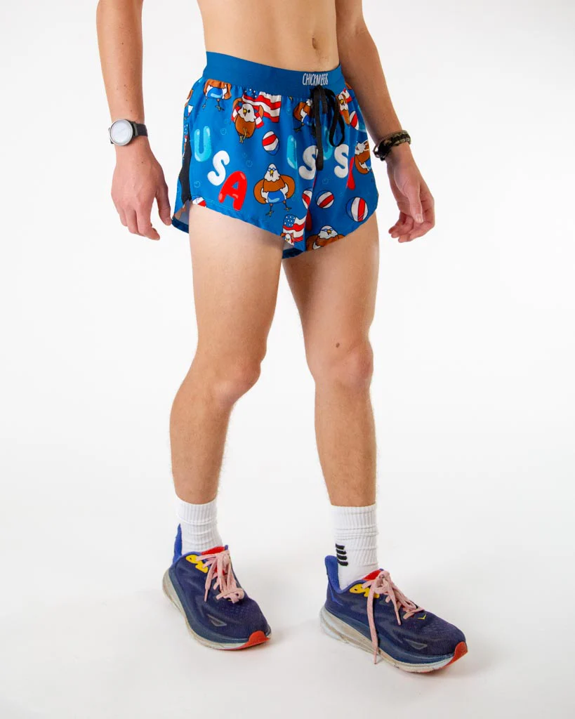 Men's USA Pool Party 2" DS Split Shorts - Image 4