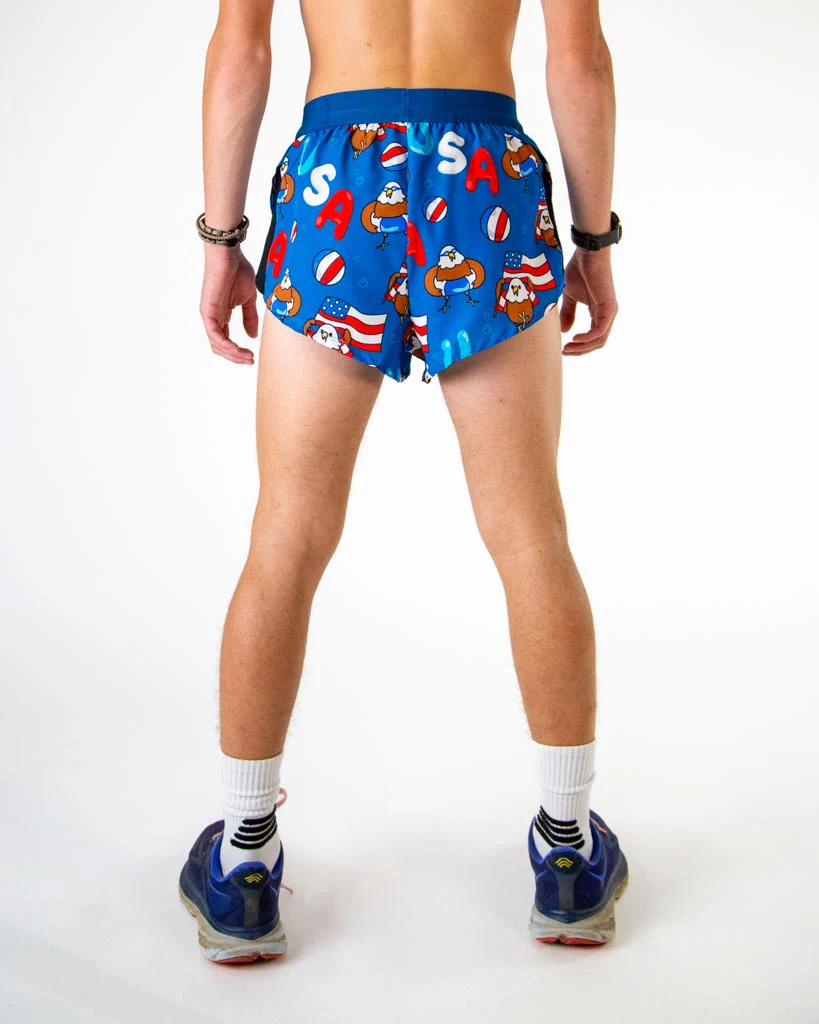 Men's USA Pool Party 2" DS Split Shorts - Image 5