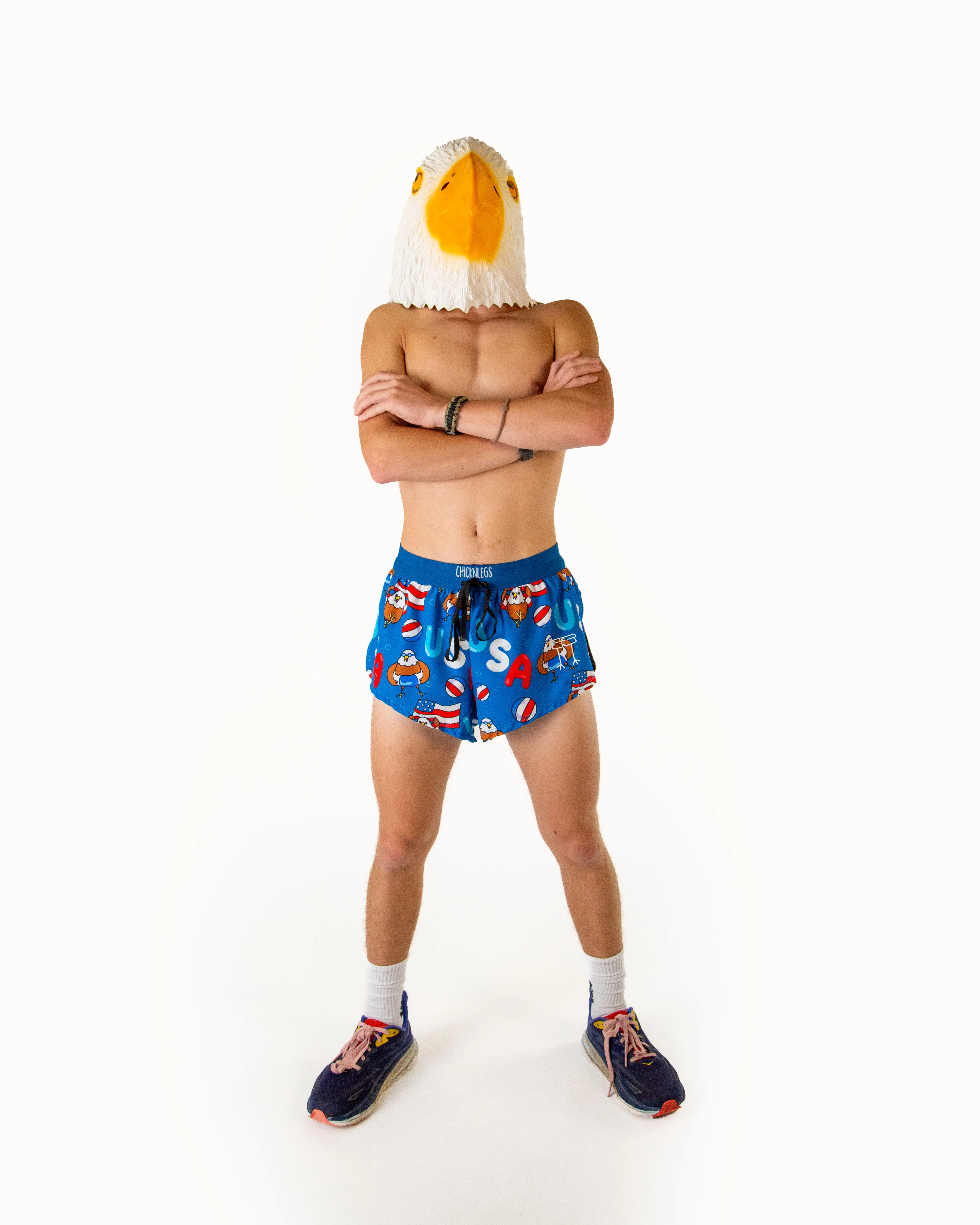 Men's USA Pool Party 2" DS Split Shorts - Image 6