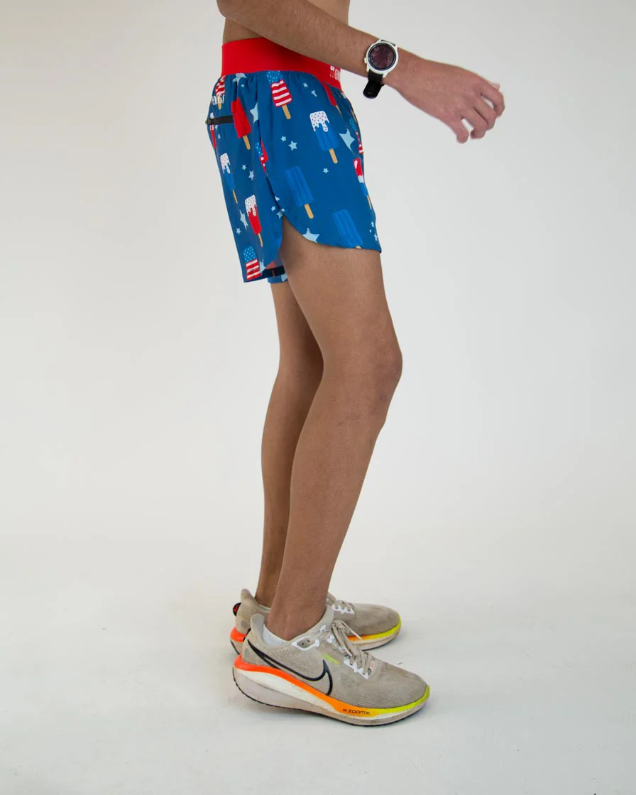 Men's USA Popsicles 4" Half Split Shorts - Image 3