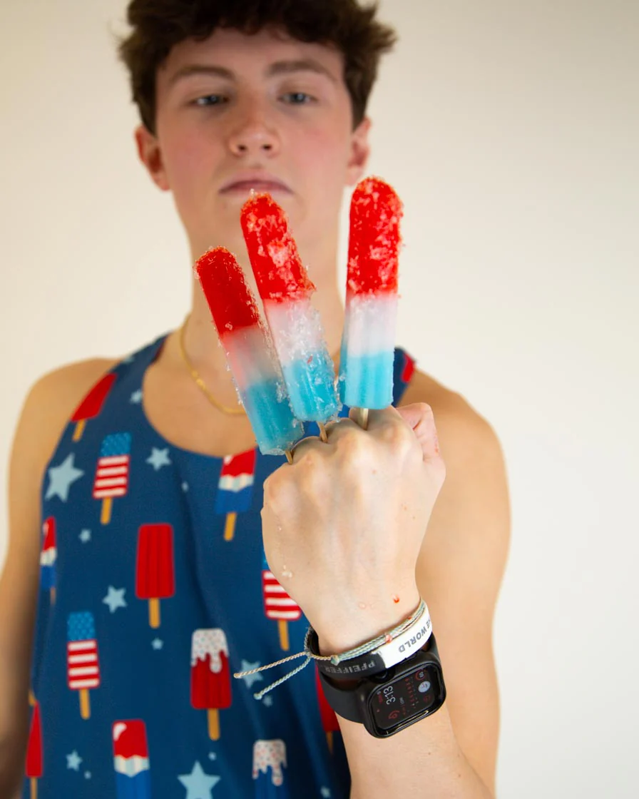 Men's USA Popsicles Performance Singlet - Image 6