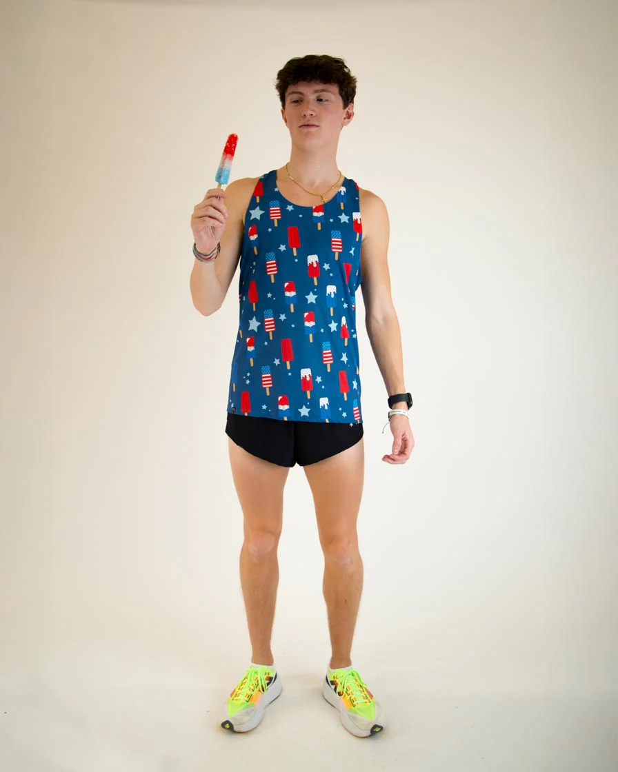 Men's USA Popsicles Performance Singlet - Image 7