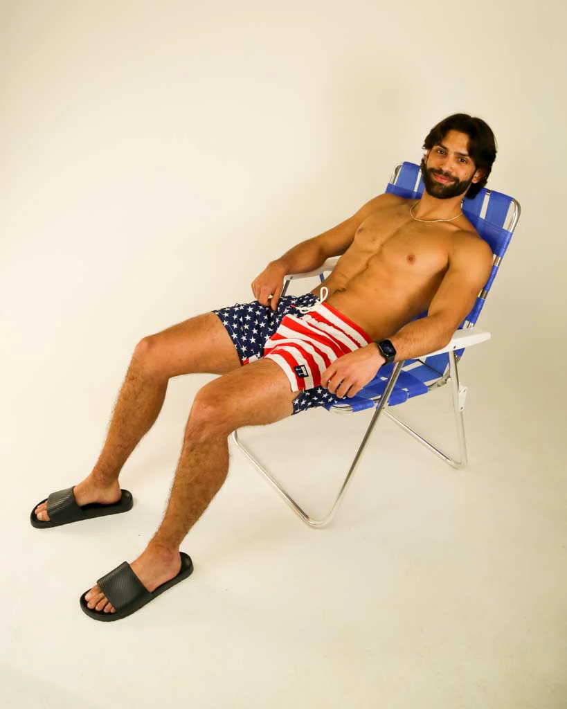 Men's USA Swim Trunks - Image 15