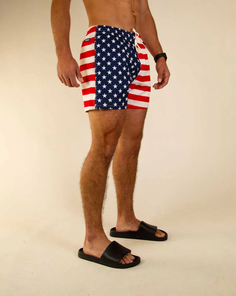 Men's USA Swim Trunks - Image 5