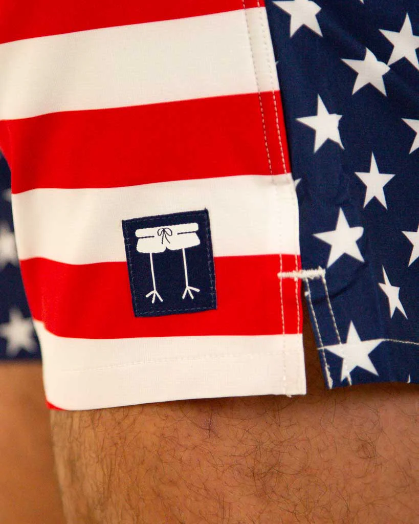 Men's USA Swim Trunks - Image 9