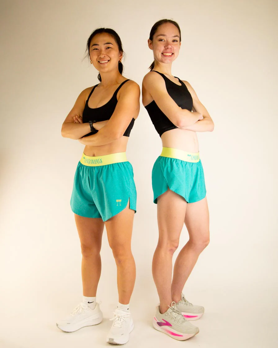 Women's Aqua–Limeade 1.5" Split Shorts - Image 7