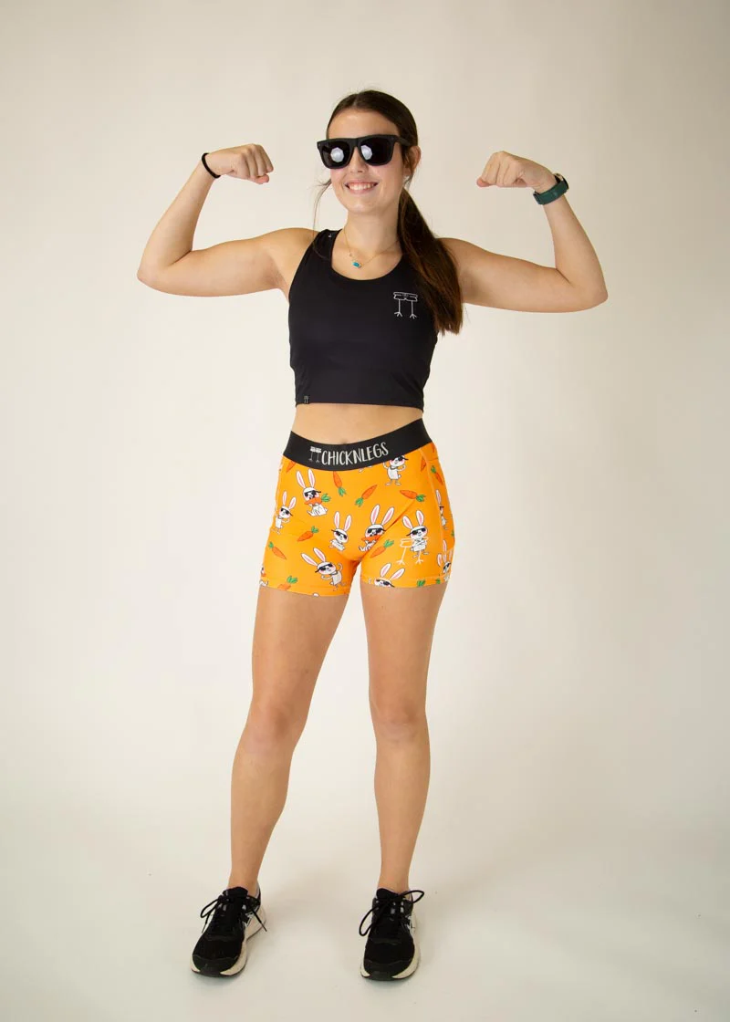 Women's Bad Bunny 3" Compression Shorts - Image 5