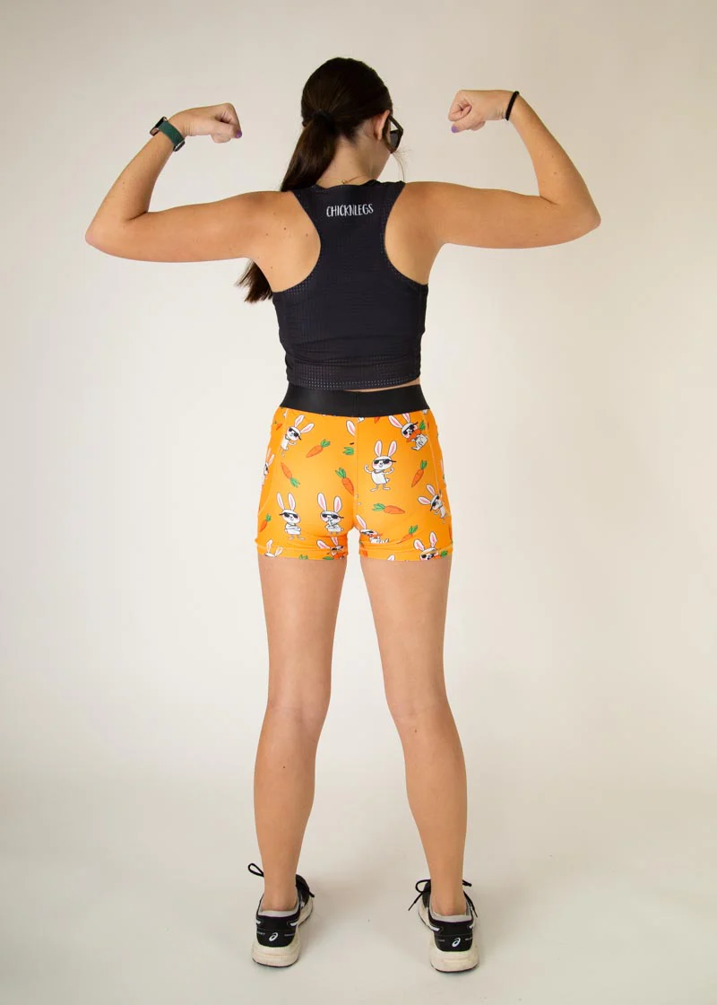 Women's Bad Bunny 3" Compression Shorts - Image 6