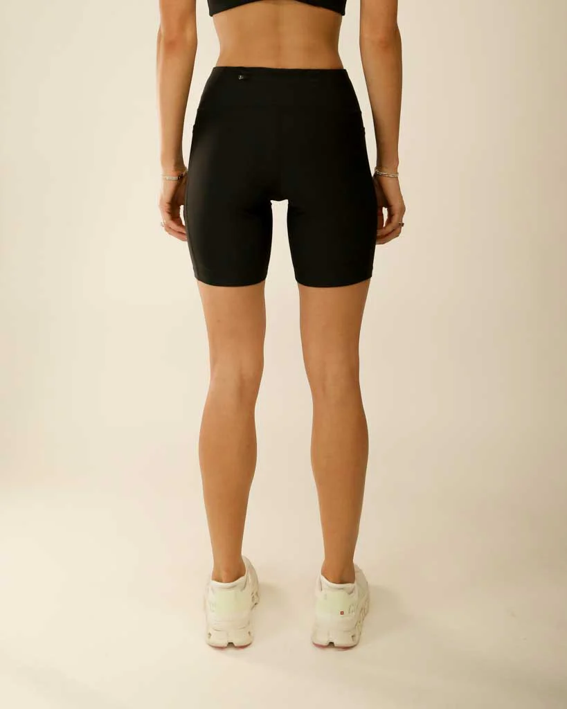 Women's Black 7" PWR Compression Shorts - Image 7