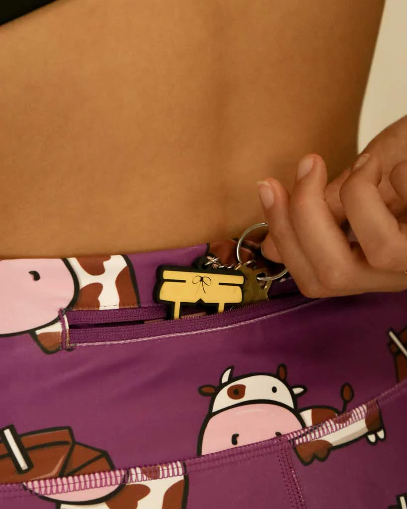 Women's Choccy Cows 7" PWR Compression Shorts - Image 5