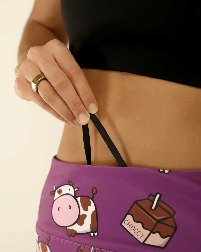 Women's Choccy Cows 7" PWR Compression Shorts - Image 6