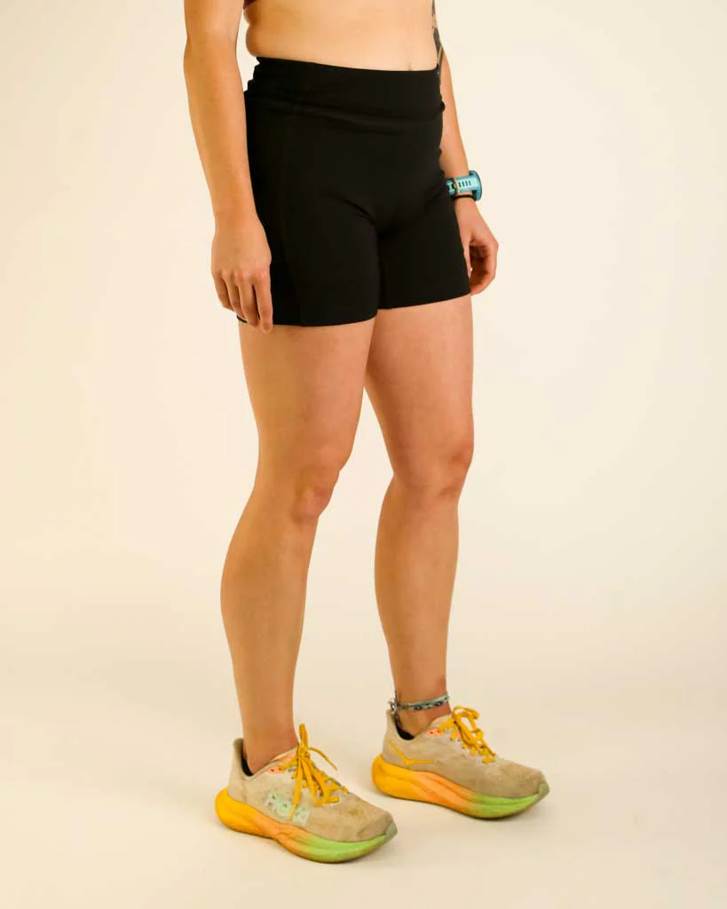 Women's FLY High-Waisted 5" Biker Shorts – Onyx - Image 3