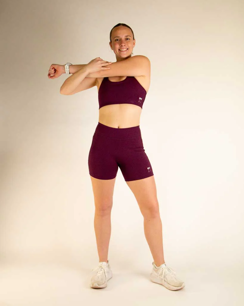 FLY Y-Back Sports Bra – Plum - Image 6